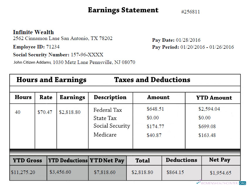 Download INFINITE wealth Australia earning statement in Word and PDF formats Photoshop template